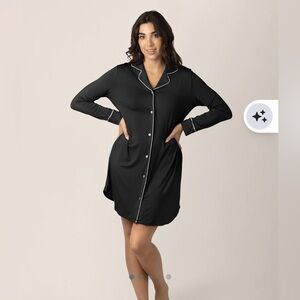 Kindred Bravely Clea Bamboo Long Sleeve Sleep Shirt size Large